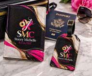 Custom Passport Cover & Luggage Tag Set
